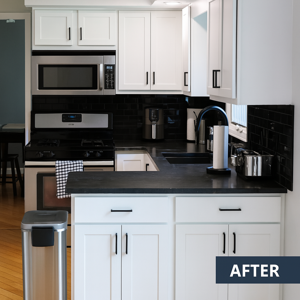 After cabinet refinish in Alpharetta